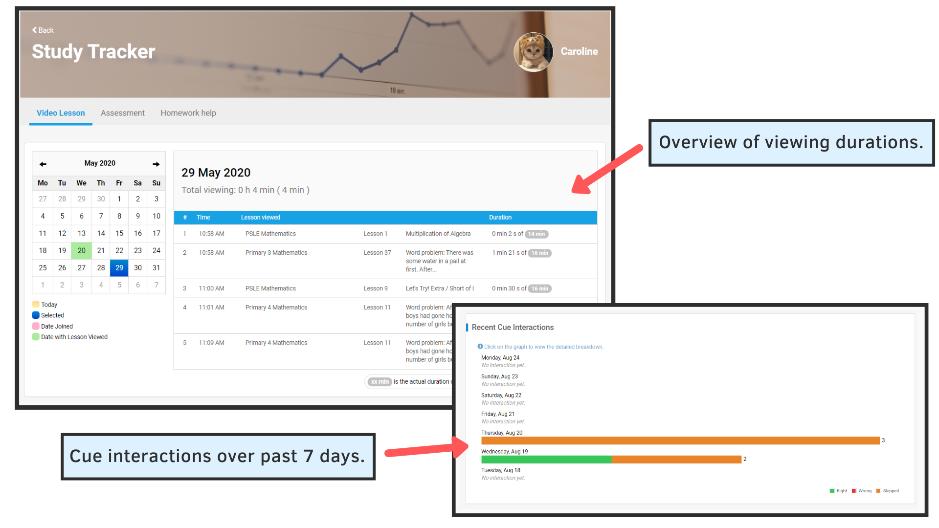 Superstar Teacher Study Tracker - Video Lesssons