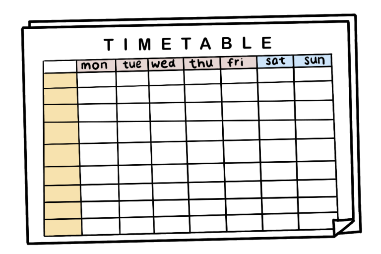 Timetable Letting 6 Exam Revision Tips for Students From Teacher Monica - Superstar ...