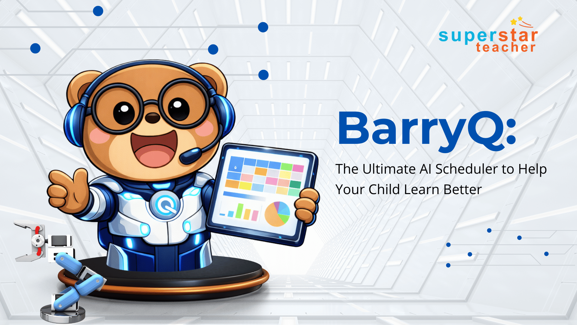 Discover BarryQ, Superstar Teacher’s AI scheduler that helps children learn better through personalised daily tasks, boosting confidence and building confident, independent learners.