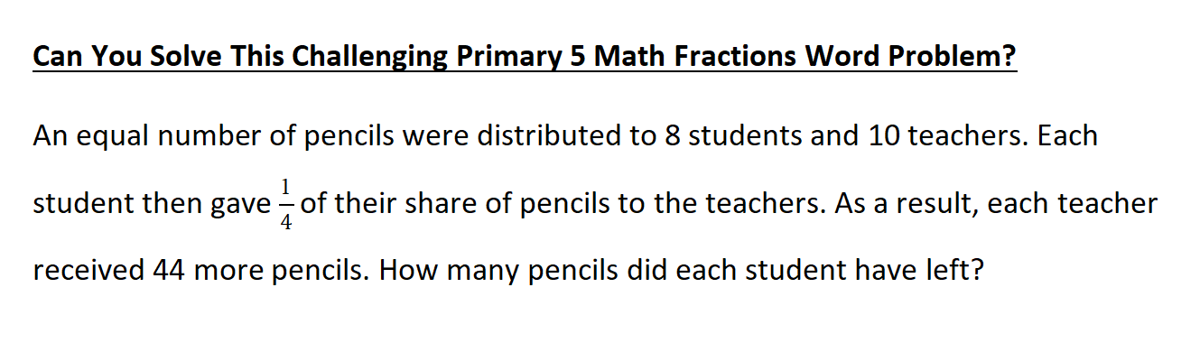 Struggling with working backwards in Primary Math? Learn how heuristics and step-by-step thinking help students solve this tricky fractions word problem confidently. Discover how Superstar Teacher supports self motivated learners with instant homework help and on-demand homework help.